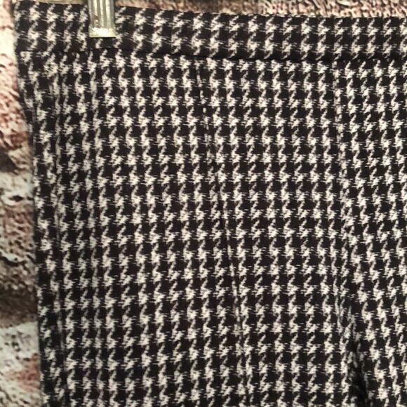 Michael Kors XS Hoodstooth Print pull on trouser Ankle length - Picture 2 of 6